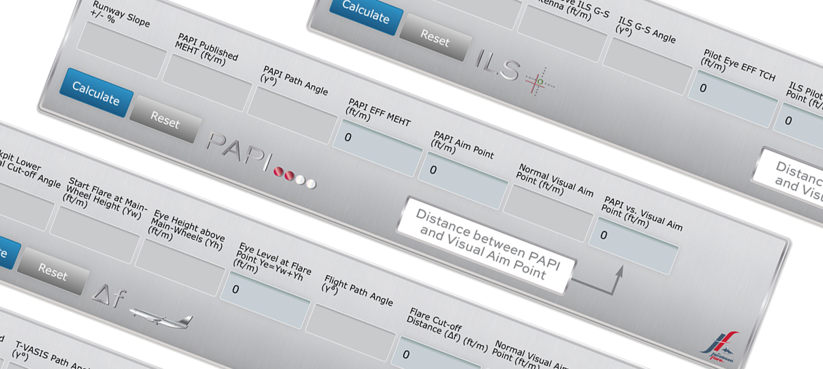 Five Indispensable Calculators:  ILS, PAPI and Flare Point